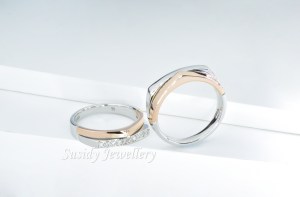 玫瑰金對戒 婚戒