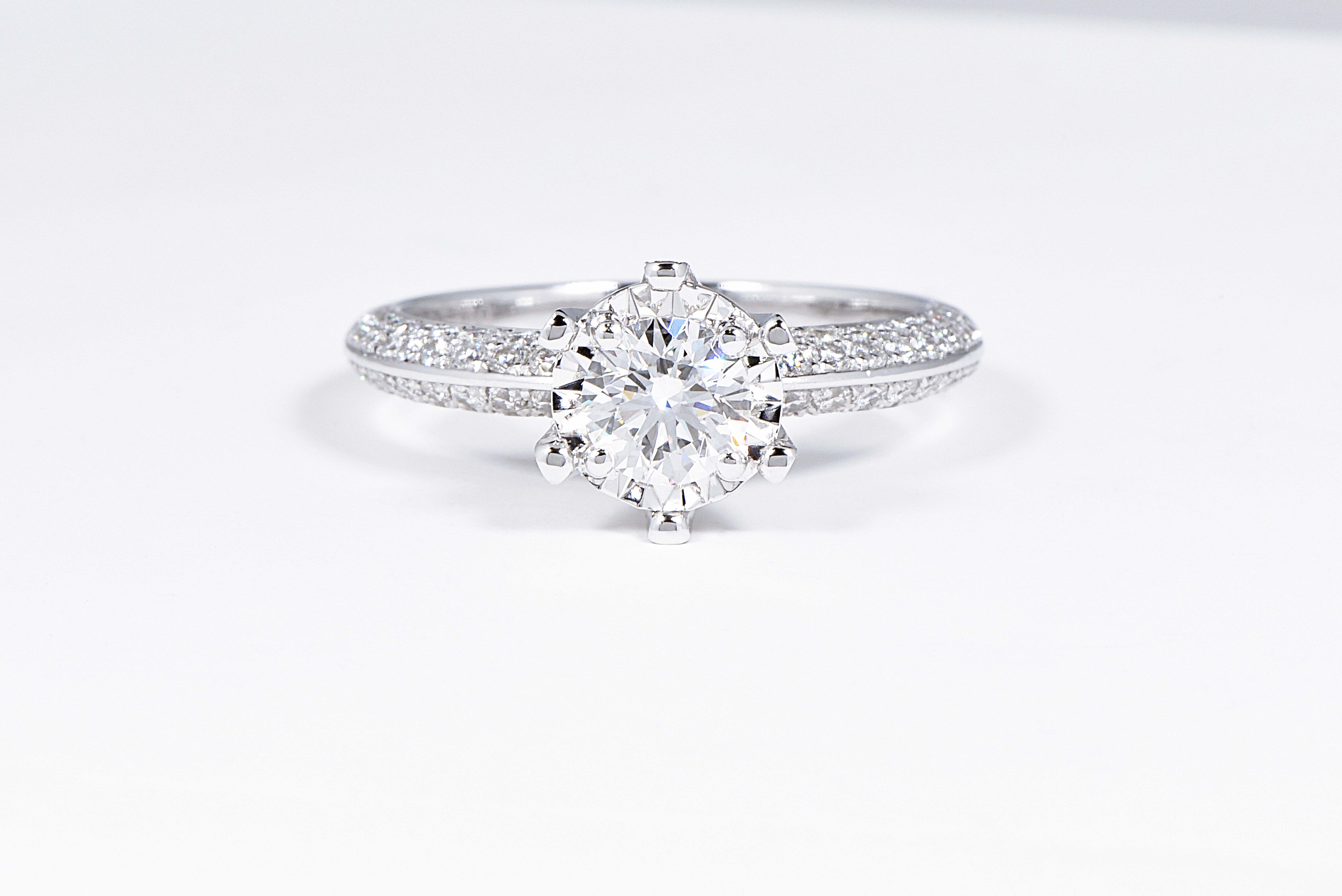 50分滿鑽鉑金鑽戒