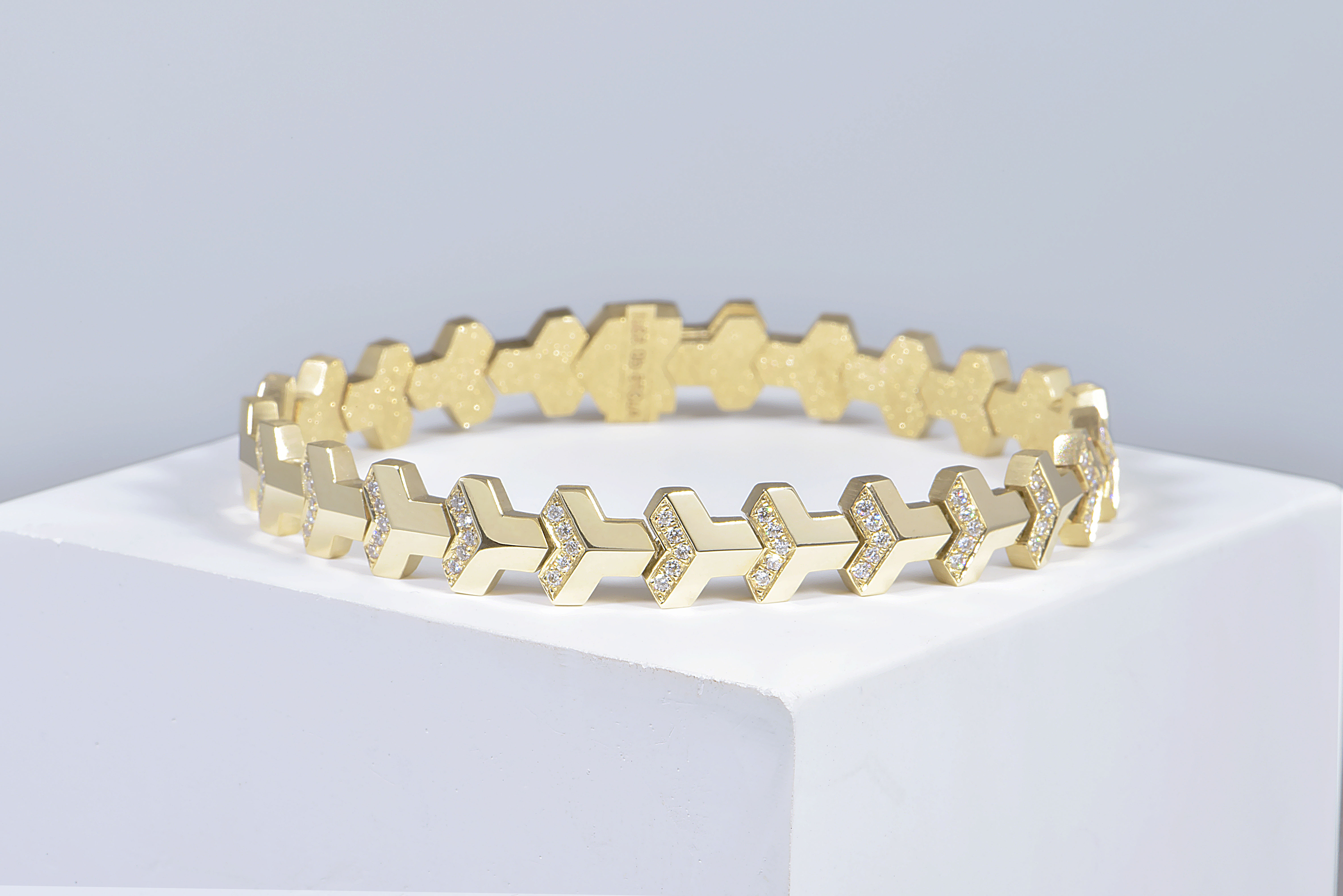 山紋甲單排手鍊